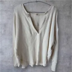 BEAMS HEART ワッフルカットソー 長袖