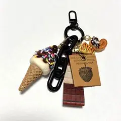 じゃらじゃらキーホルダー マーブルチョコアイス クッキー 411 - メルカリ