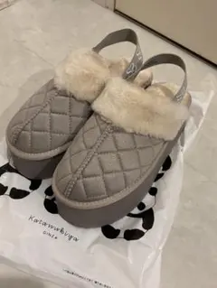 Boa Sandal 厚底サンダル グレー