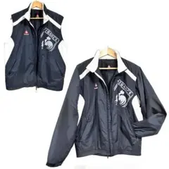 lecoqsportif GOLF ブルゾン ベスト 中綿入 2way 袖切替