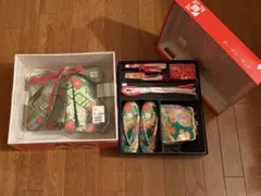 【美品】七五三 小物セット 緑 グリーン 結帯