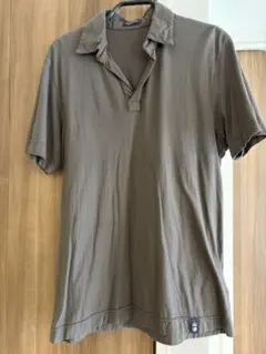 Drumohr】ドルモア 鹿の子ポロシャツ XL モカブラウン イタリア製