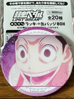 値下げ‼︎弱虫ペダル LIMIT BREAK 御堂筋翔 ラッキー缶バッジ