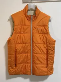 Nike リバーシブルベスト オレンジ ベージュ
