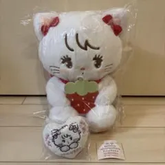 新品⭐︎mikko illustration いちごBIG ぬいぐるみ　ムース