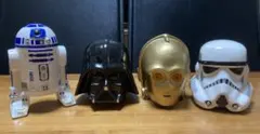 star wars キャラクター貯金箱セット