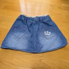 美品 BABYDOLL デニムスカート 140cm
