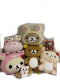 リラックマ ぬいぐるみ まとめ売り 8個 平成レトロ - メルカリ