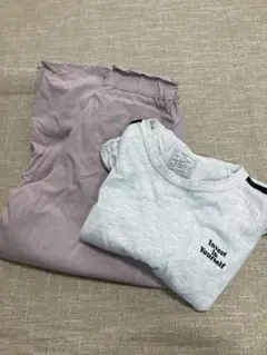 グローバルワーク　ズボン　長袖カットソー　140