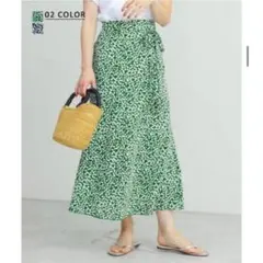 BASEMENT online 小花柄ロングスカートのサムネイル
