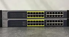 【2台セット】NETGEAR JGS524PE 初期化済 ラックマウントキット付 2台セット】NETGEAR JGS524PE 初期化済 ラックマウントキット付 - メルカリ