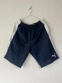 PUMA プーマ　ジャージ　ハーフパンツ　ネイビー　XL