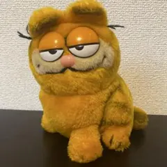 81年 ガーフィールド お座りミニぬいぐるみ 赤字 ガーフィールド お座りぬいぐるみ 81年 80's☆GARFIELD