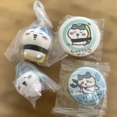 ちいかわワクワクゆうえんち ハチワレ アクリルスタンド 缶バッジ