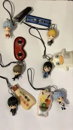 銀魂 クリーナーストラップ 6個セット