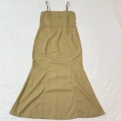 AUNT MARIE’S アントマリーズ キャミワンピ Fサイズ ベージュ系