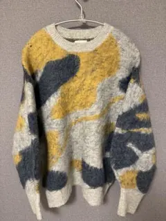 Ungrid シャギージャカードニット