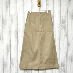UNIQLO ユニクロ (S)　ベイカースカート　ワークテイスト