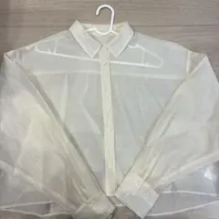 LOWRYS FARM シアーシャツ 長袖 アイボリーのサムネイル