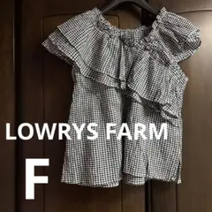 LOWRYS FARM ローリーズファーム アシメフリルギャザーSS
