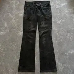 00s 5351 pour les hommes flare denim y2k - メルカリ