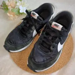 NIKE　ワッフルデビュー　スニーカー　27cm　黒　WAFFLE DEBUT