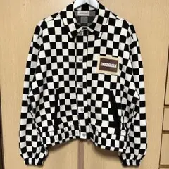 美品 ROUTE DES イタリア製 ダブルライダースジャケット チェック柄 