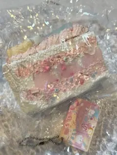 kengkeng スクイーズ　ケーキ　水色　ピンク　もったり泥のサムネイル