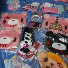 グルーミーグッズ⑩点セット　ポーチ＆エコバックコンプセットプラス腕形キーホルダー