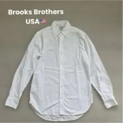 USA ブルックスブラザーズ ミラノ オックスフォード ボタンダウンシャツ 白のサムネイル