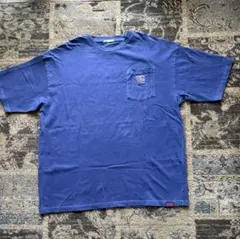 [美品] Java ジャバ ポケットTシャツ ブルー XL ウォッシュド加工のサムネイル