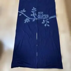 暖簾 藍染 85×150