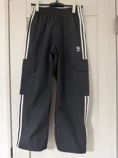 adidas Originals ストライプジャージパンツ黒のサムネイル