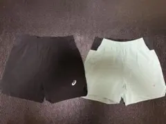 ASICS マルチポケット 5インチショーツ 2set