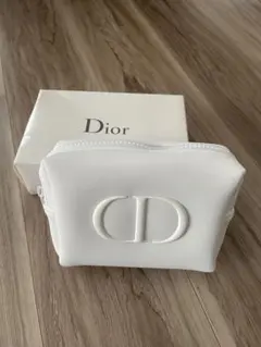Dior ディオールノベルティ　ホワイトポーチ
