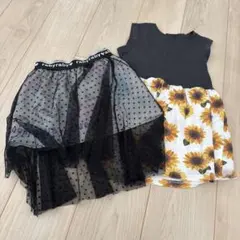 ノースリーブワンピース&スカートセットのサムネイル
