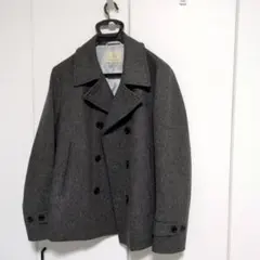 BEAUTY & YOUTH グレー ピーコート