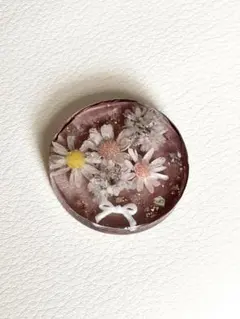 かすみ草② スターフラワー　ヘアゴム　ハンドメイド　レジン製