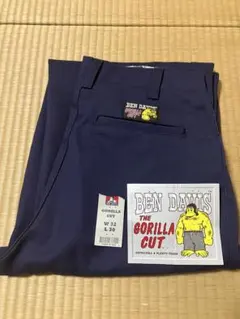 ベンデイビス ゴリラカット パンツ　サイズ32 ネイビーのサムネイル
