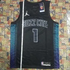 NBA ホーネッツ ラメロボール ユニフォーム L LaMelo Ball Charlotte Hornets Jerseys, LaMelo Ball Hornets