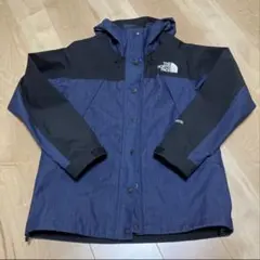 ノースフェイス デニム地 厚手ジャケット レディース Mサイズ 新品未使用 紺色のサムネイル