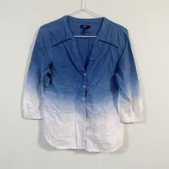 GAP グラデーション　シャツ　トップス　M