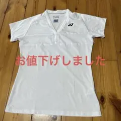 YONEX 吸汗速乾ゲームシャツ Lサイズ ホワイト
