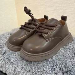 ブラウン レースアップ フォーマルシューズ