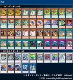 SRデッキ 40枚メインデッキ 15枚エクストラデッキ