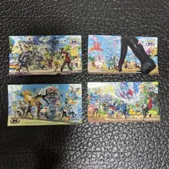 ポケモンGO 5周年記念 ステッカー シール 4枚セット