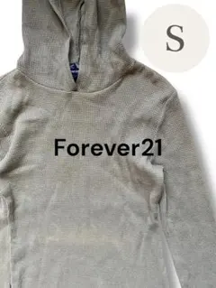 Forever21 フード付きパーカー S ベージュ