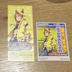 ウマ娘 シンデレラグレイ展　招待券風カード ディクタストライカ シングレ展 特典