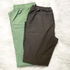 【早い者勝ち】おまとめ2枚セット カジュアルパンツ 大きいサイズ ストレッチ