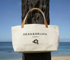 新品未使用　DEAN&DELUCA ハワイ限定 レザーハンドル トートバッグ Sのサムネイル